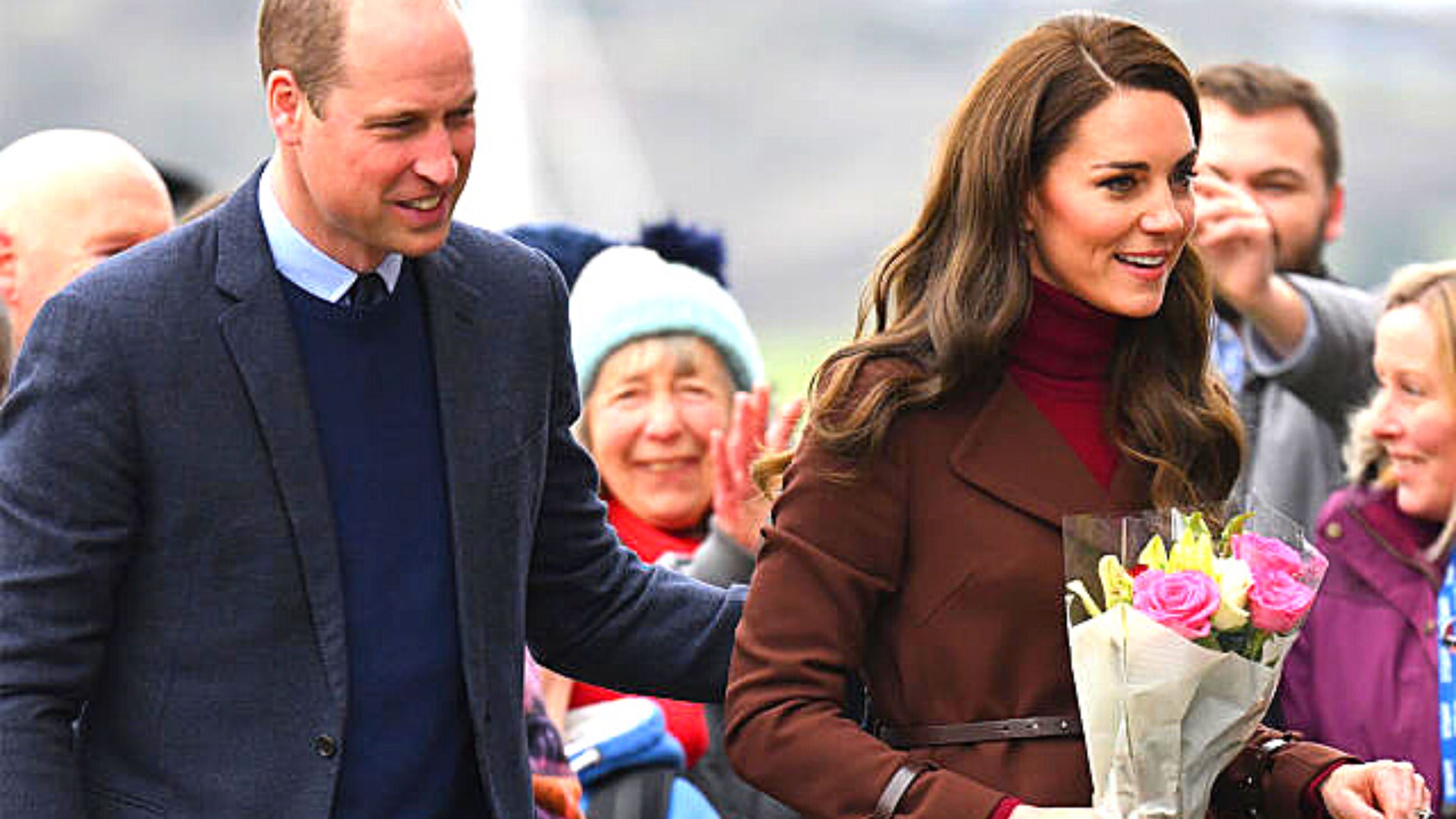 Prince William and Kate Middleton's Heartwarming Moment with Red Roses