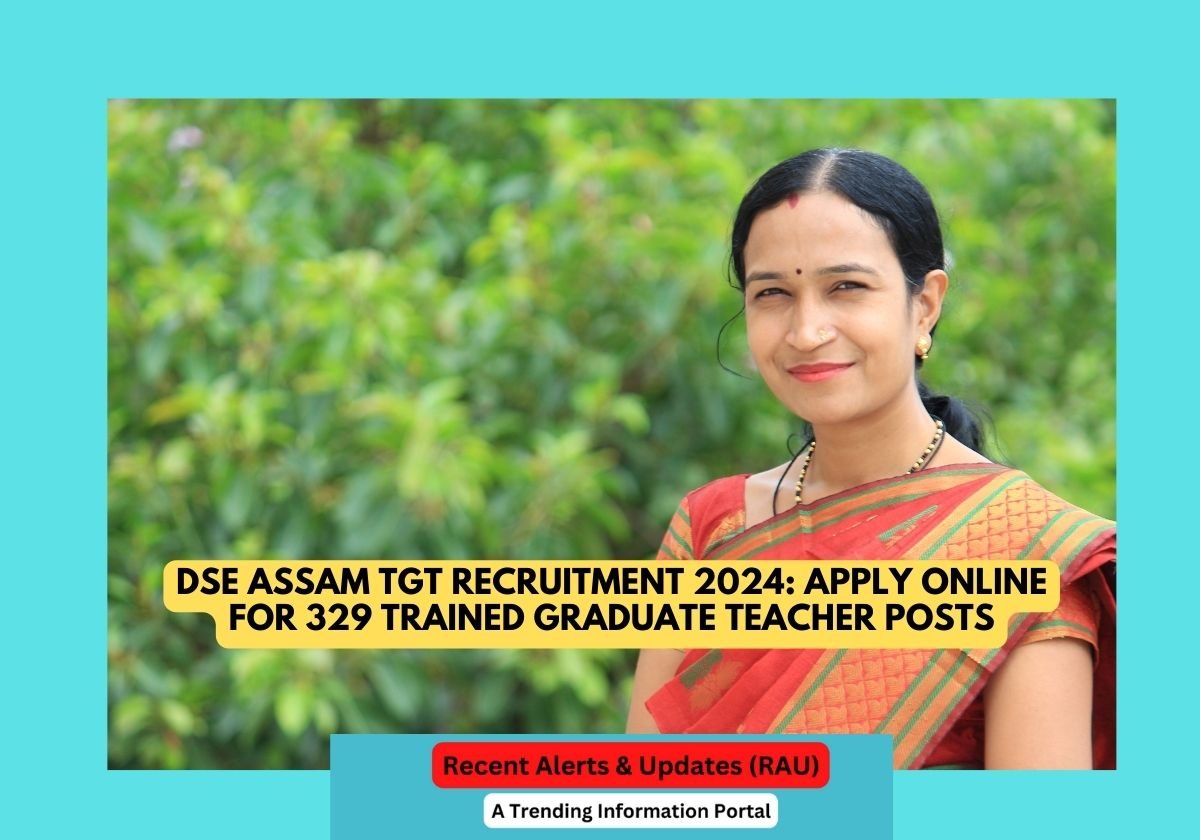 DSE Assam TGT Recruitment